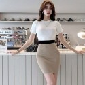 Womens Dress Two Colors Social Style Office Work