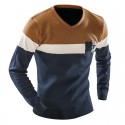 Shirt Winter Striped Men's Knitwear Long Sleeve Rasp