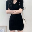 Black Dress Basic Model Comfortable Casual Style For Women