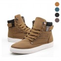 Sneakers Boot Cano Alto Men's Boot Casual Shoes Youth Fashion Leather