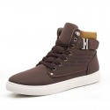 Sapatênis Bota Cano Alto Bota Masculina Casual Tenis Moda Jovem Couro