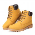 Bota Unisex Casual Moda Couro Cano Alto Estilosa Confortável Barata