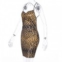 Leopard Printed Leopard Glue Dress