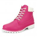 Boot Casual Unisex Fashion Young Cano Long Rubber and Soft Leather