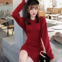 Winter Womens Casual Thick Pullover Dress