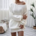 Knitted Sweater Womens Dress Winter Fashion