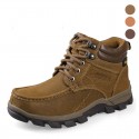 Male Climber Boot Leather sole and rubber lining Plush