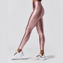 Womens Metallic Glow Yoga Pants Elastic Waist Sexy Shiny Sportswear High Waist Fitness Leggings Gym Sportswear Y2K