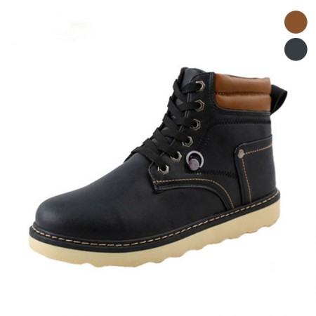 Boot Men's Casual Fashion Style Shoes Leather Comfortable