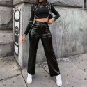 Womens Zipper Pants High Waist No Belt Skinny Cargo Casual Fashion Womens Pants  Summer 2021