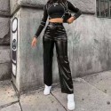 StreetWear Womens Bell Bottom Black Pants