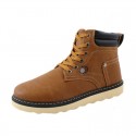 Bota Masculina Casual Fashion Estilo Tênis em Couro Confortavel