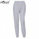 Fqlwl womens high waisted harem pants black and white jogger pants womens streetwear for winter