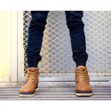 Bota Masculina Casual Fashion Estilo Tênis em Couro Confortavel