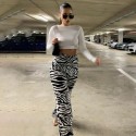 Zebra Animal Print Pantalona Pants