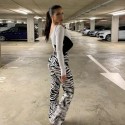 Calça Pantalona Zebra Estampa Animal