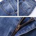 Womens Ripped Elastic Jeans