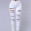 Hot sale ripped jeans for women sexy slim jeans street fashion casual pencil women pants spring and summer clothes