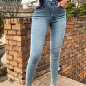 Calça Justa Jeans Fino Feminina