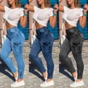 Calça Jeans StreetWear Feminina com Bolsos Grandes