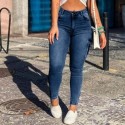 Jeans Woman High Waisted sexy Skinny Pant Streetwear 2022 Fashion Women Casual Pocket zipper Pencil Pants Denim Trousers