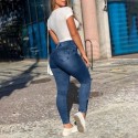 Calça Jeans StreetWear Feminina com Bolsos Grandes