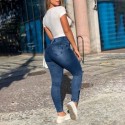 Jeans Woman High Waisted sexy Skinny Pant Streetwear 2022 Fashion Women Casual Pocket zipper Pencil Pants Denim Trousers