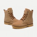 Bota Couro Unisex Casual Fashion Moderna Cano Alto Calçado