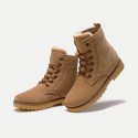 Bota Couro Unisex Casual Fashion Moderna Cano Alto Calçado