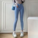 Calça Jeans Leve Feminina Skinny Cintura Alta