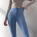 Calça Jeans Leve Feminina Skinny Cintura Alta
