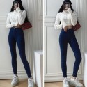 Calça Jeans Leve Feminina Skinny Cintura Alta