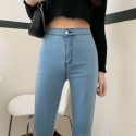 Womens Basic Casual Light Jeans