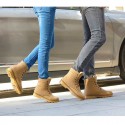 Boot Leather Unisex Casual Fashion Modern Cano Alto Shoes