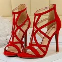 Red High Shoe 11cm Fetishes Feminine