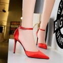 Womens Silk Shoe Fine Toe Elegant Sophisticated High Heel