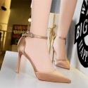 Womens Silk Shoe Fine Toe Elegant Sophisticated High Heel