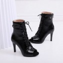 Womens Boot Shoes Printed Jaguar High Heels