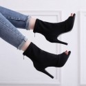 Womens shoe ankle high heel boots