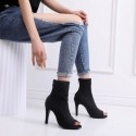 Womens shoe ankle high heel boots