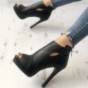Womens Casual Black Solid Shoe