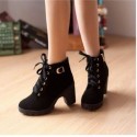 Womens Mid Heel Heel Boot