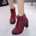 Womens Mid Heel Heel Boot