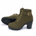 Womens Mid Heel Heel Boot