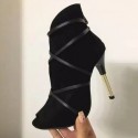 Black Elegant Half Paw Female Shoe
