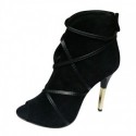 Black Elegant Half Paw Female Shoe