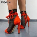 Womens Mule Boot High Heel Shoes