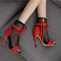 Womens Mule Boot High Heel Shoes