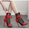 Womens Mule Boot High Heel Shoes