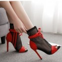 Womens Mule Boot High Heel Shoes